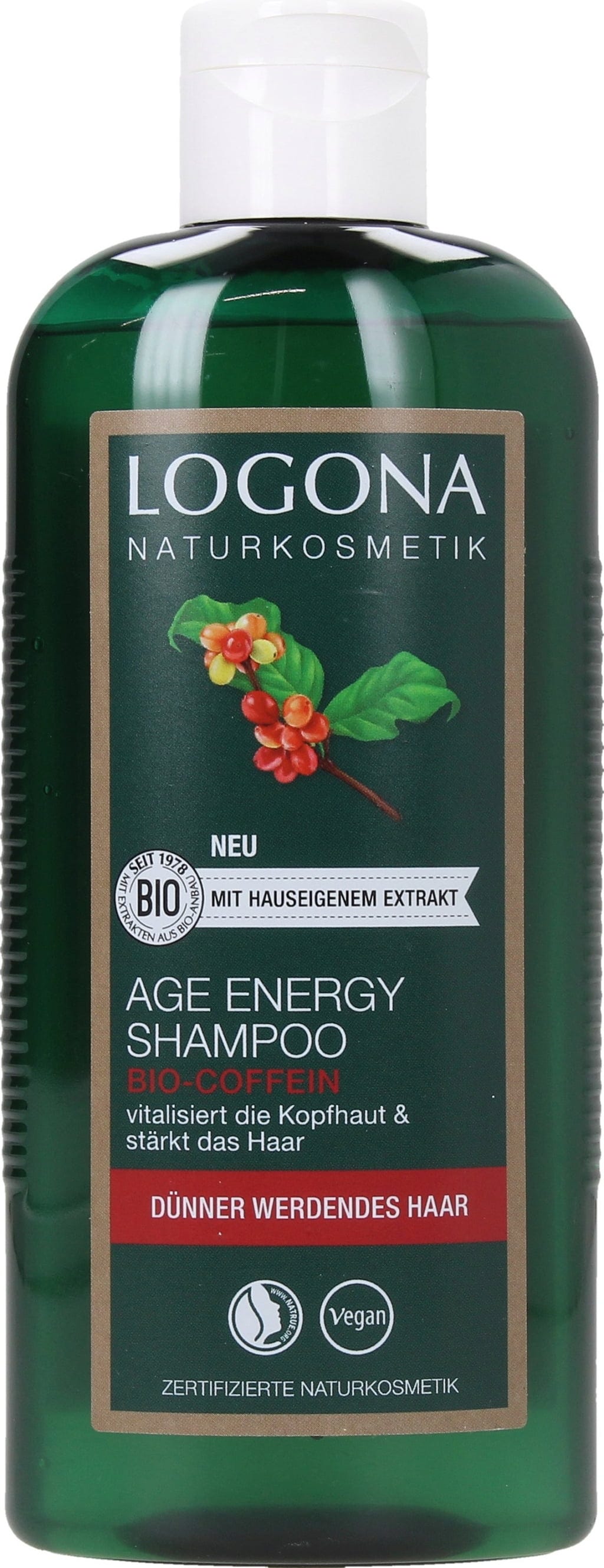 LOGONA  Age Energy Shampoo, 250 ml