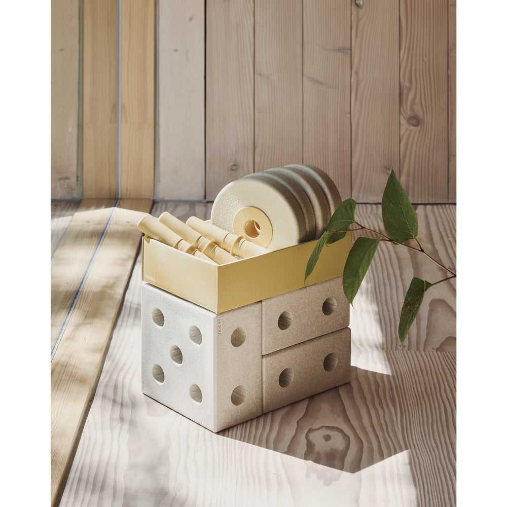 Køb MODU 3-i-1 Baby Walker Sand Grey / Honey Yellow