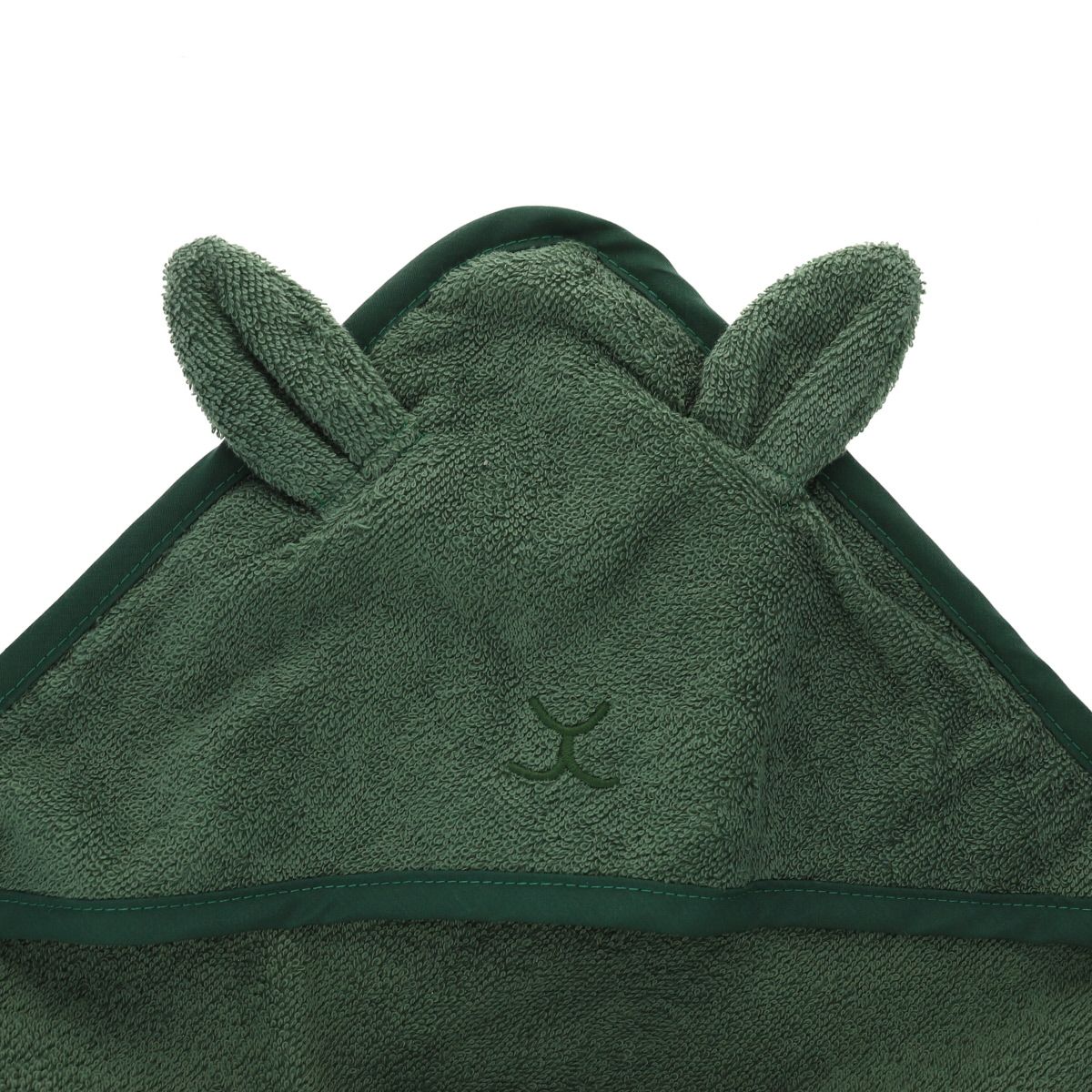 Cape de bain éponge vert 80x80 - Doux comme un agneau Petit toi