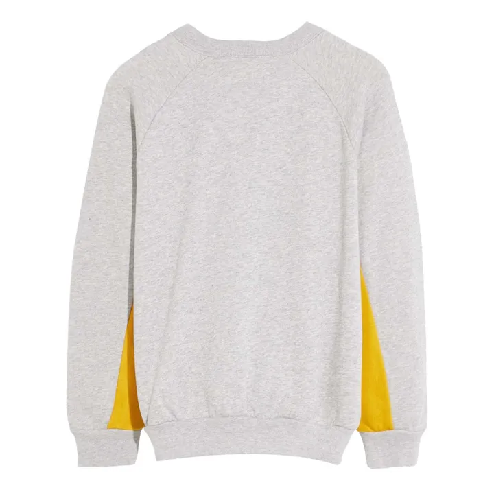 Bellerose Sweat Colorblock Fortino | Gris chiné