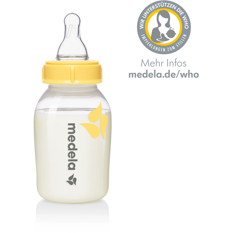Medela Muttermilchflasche 150 ml, mit Sauger S Langsamer Fluss