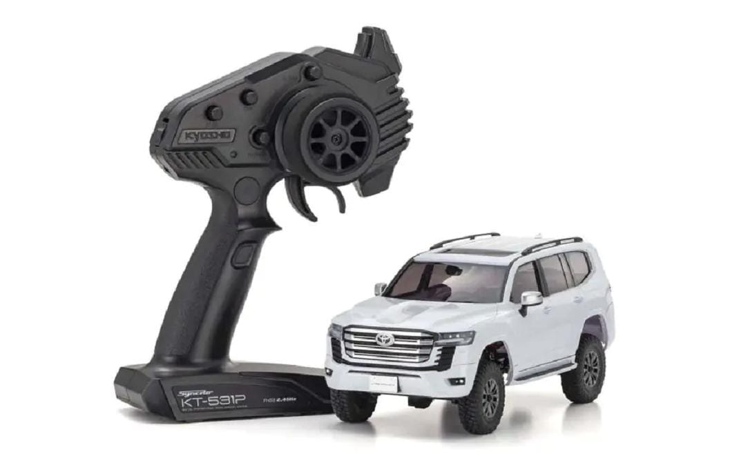 Scale Crawler Mini-Z Toyota Land Cruiser 300 Weiss, ARTR<br>Mini-Z 4x4 Crawler mit MX-01 Chassis im Readyset