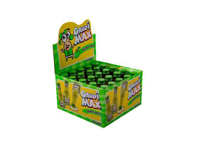 GaudiMax Saurer Apfel 25 x 0.02 l Aromatische Spirituose in Mini-Form