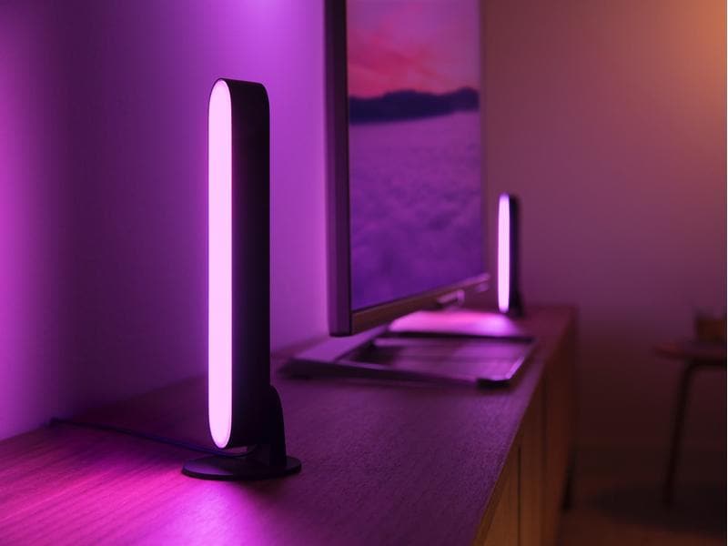 Philips Hue White & Color Ambiance Play Lightbar Basis Schw Hue Light Bar, Schwarz