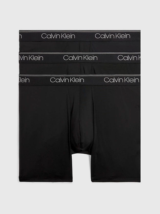 Pacote com 3 Cuecas Boxer Longas - Microelasticidade