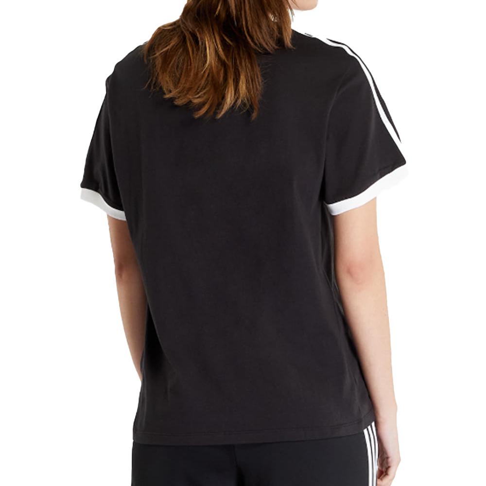 Adidas T-shirt Noir Femme Adidas Stripes
