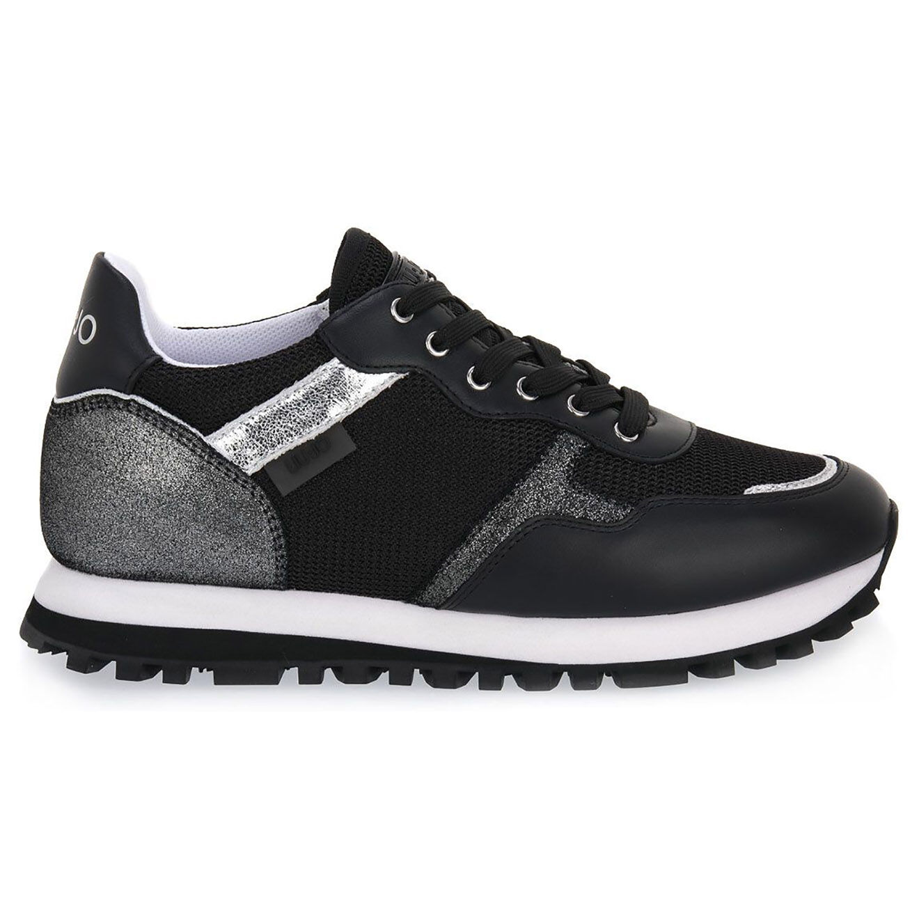 Liu-Jo Sneakers plateforme en Cuir Valentine noires
