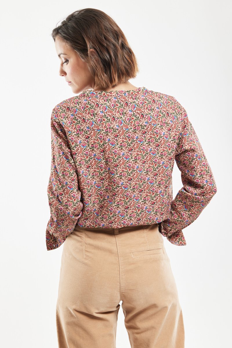 Chemisier fleuri CARLY