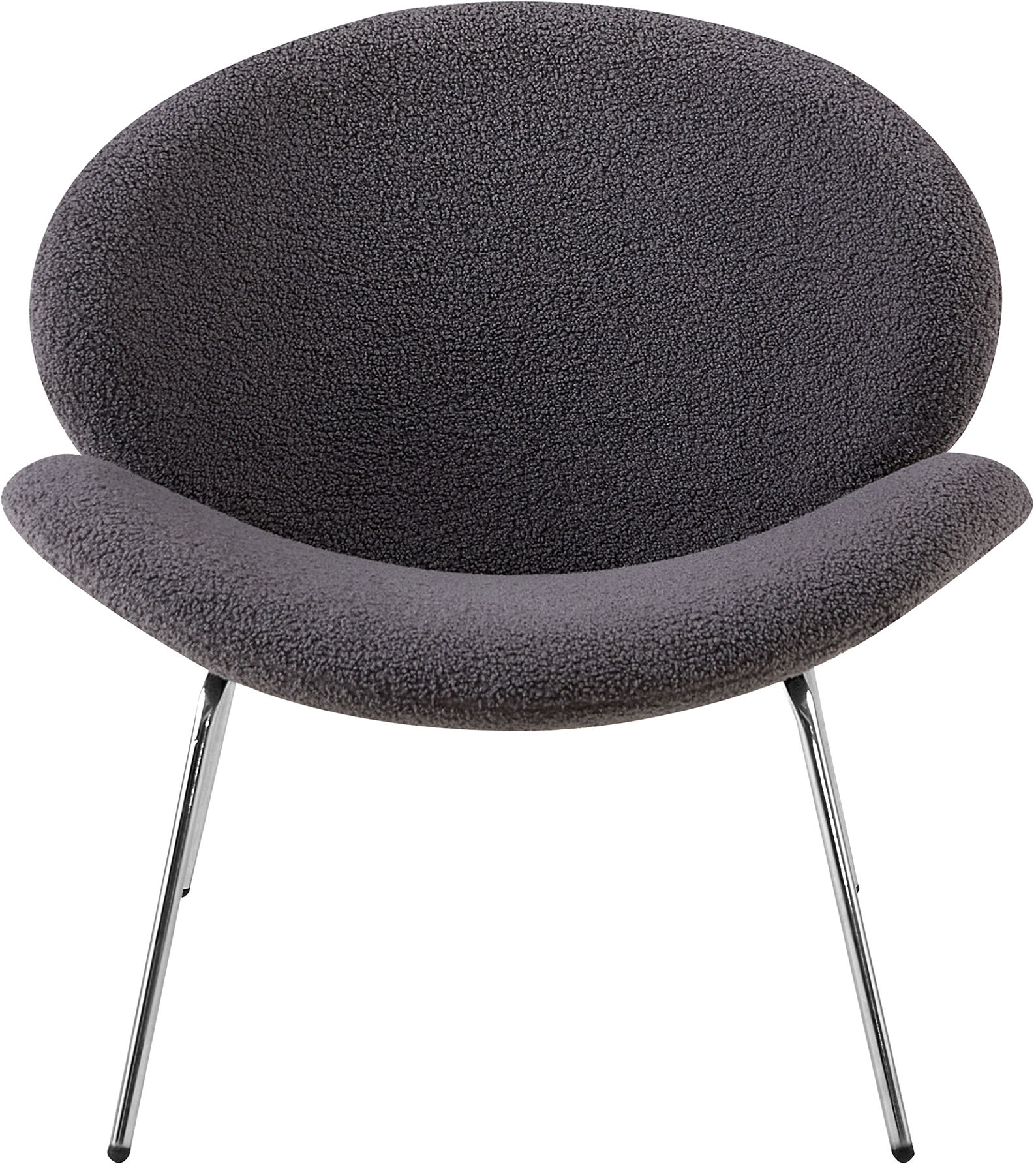 Kayoom Polsterstuhl »Stuhl Jaden 125 2er-Set, im angesagten Stoff mit dem Kräusel-Effekt« (Set) 2 Stk.Ästhetisch minimalistisches Design, Bouclé Stoff, breites Sitzen