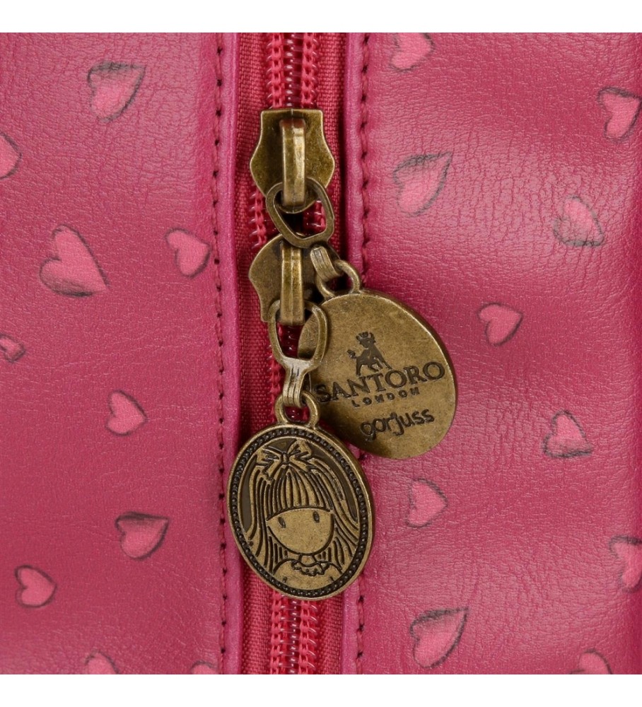 Santoro Mochila para porttil Gorjuss For my love rosa