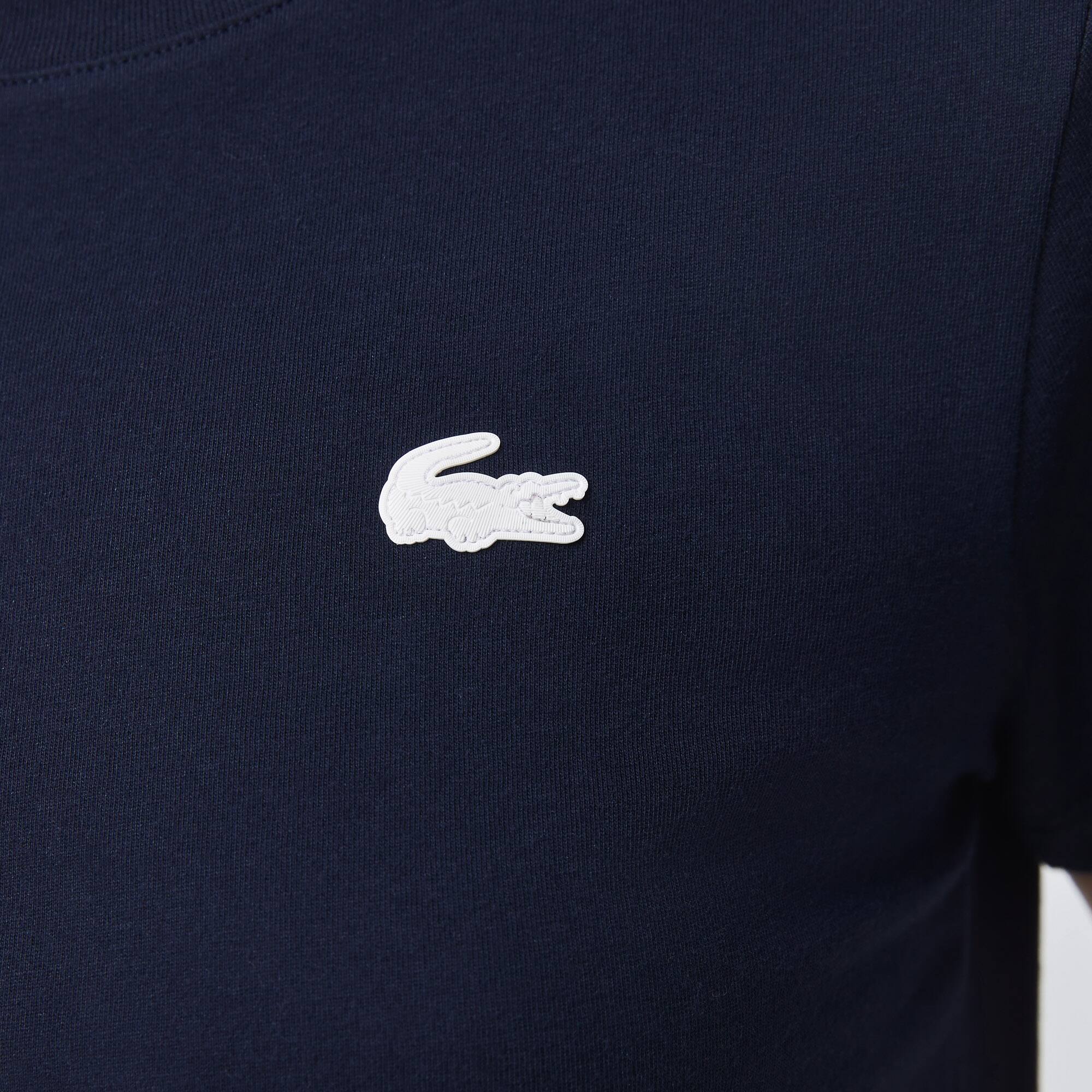T-shirt jersey technique de coton biologique ultra-dry T-Shirts - Bleu - Lacoste - Femme