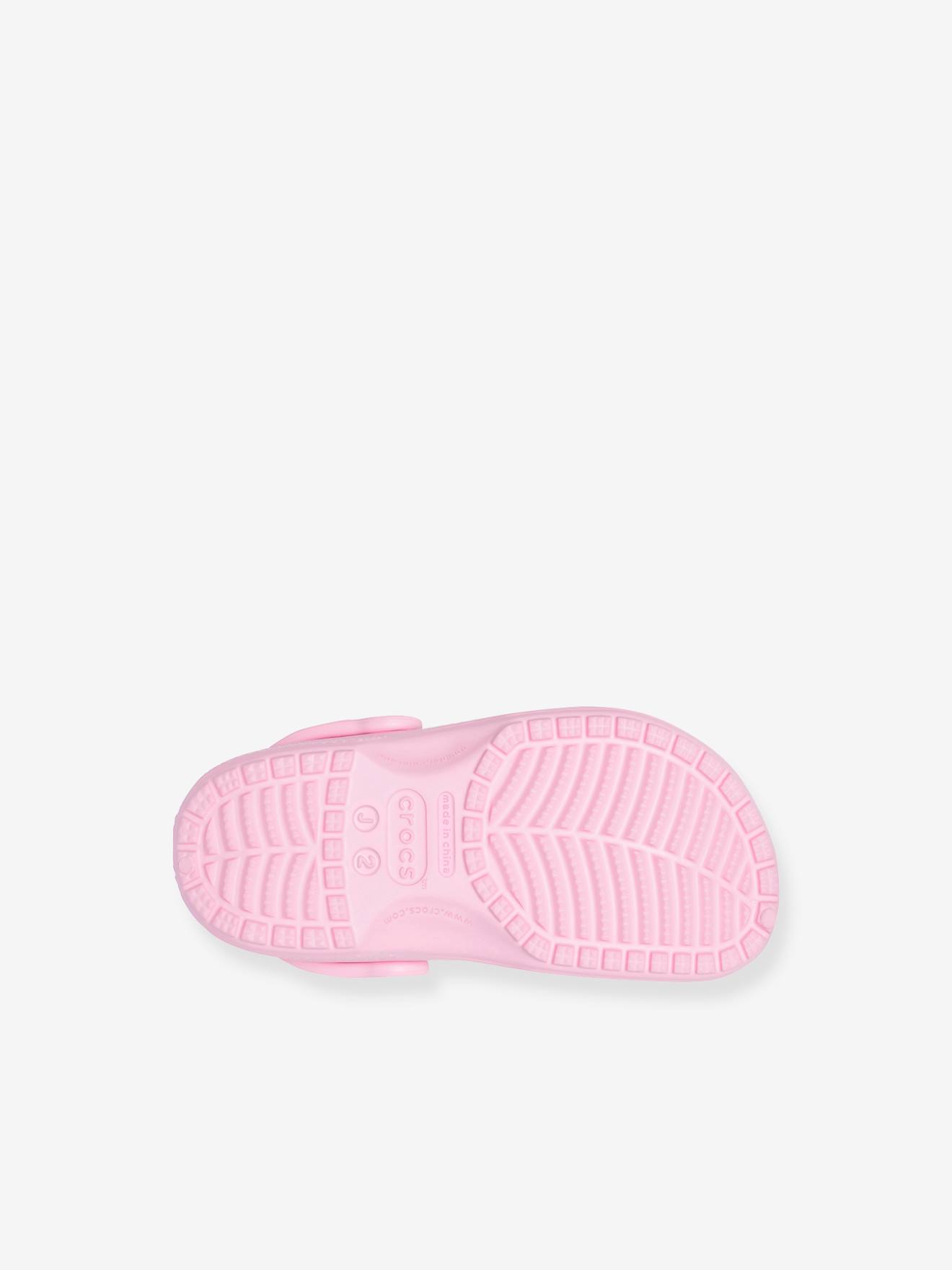 Tamancos Baby Classic Clog T CROCS™ amarelo claro lisos
