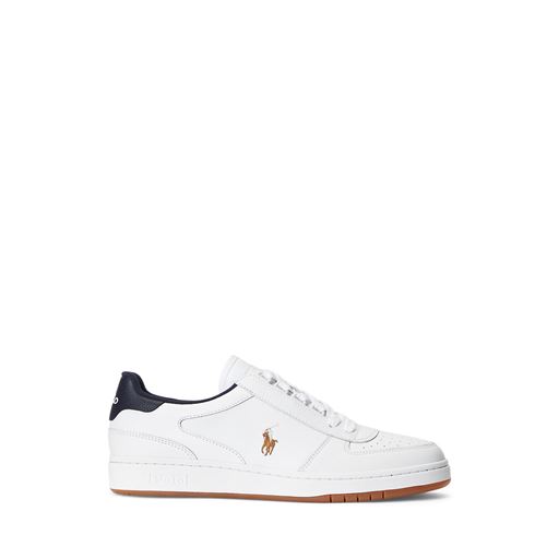 Ralph Lauren Court Sneakers, White, 46