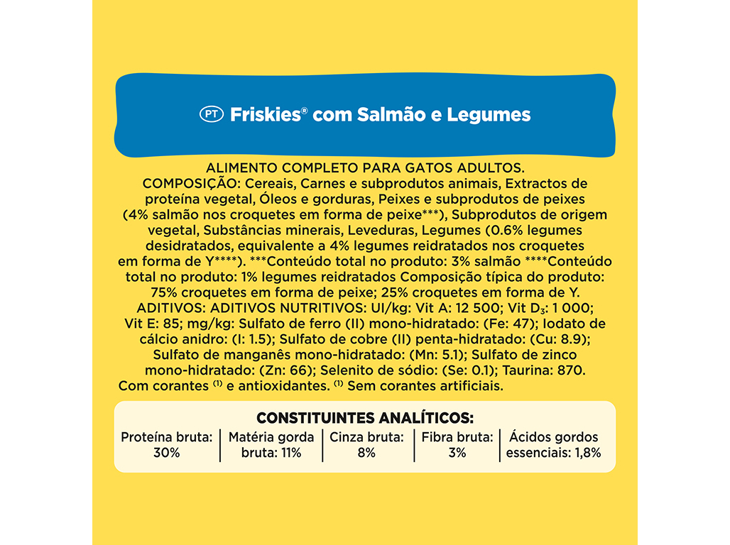 RAÇÃO GATO FRISKIES SALMÃO 4KG