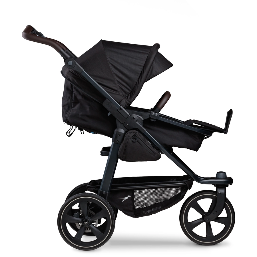 tfk Kombikinderwagen Mono 2 mit Luftkammer Radset schwarz