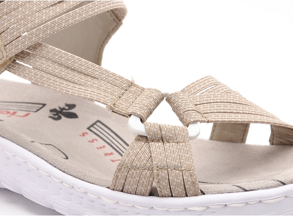 Rieker nu pieds plats femme 67878 beige