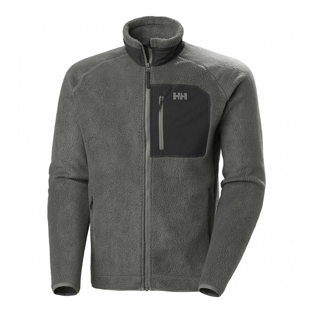 Helly Hansen PANORAMA PILE BLOCK - Polaire Homme concrete