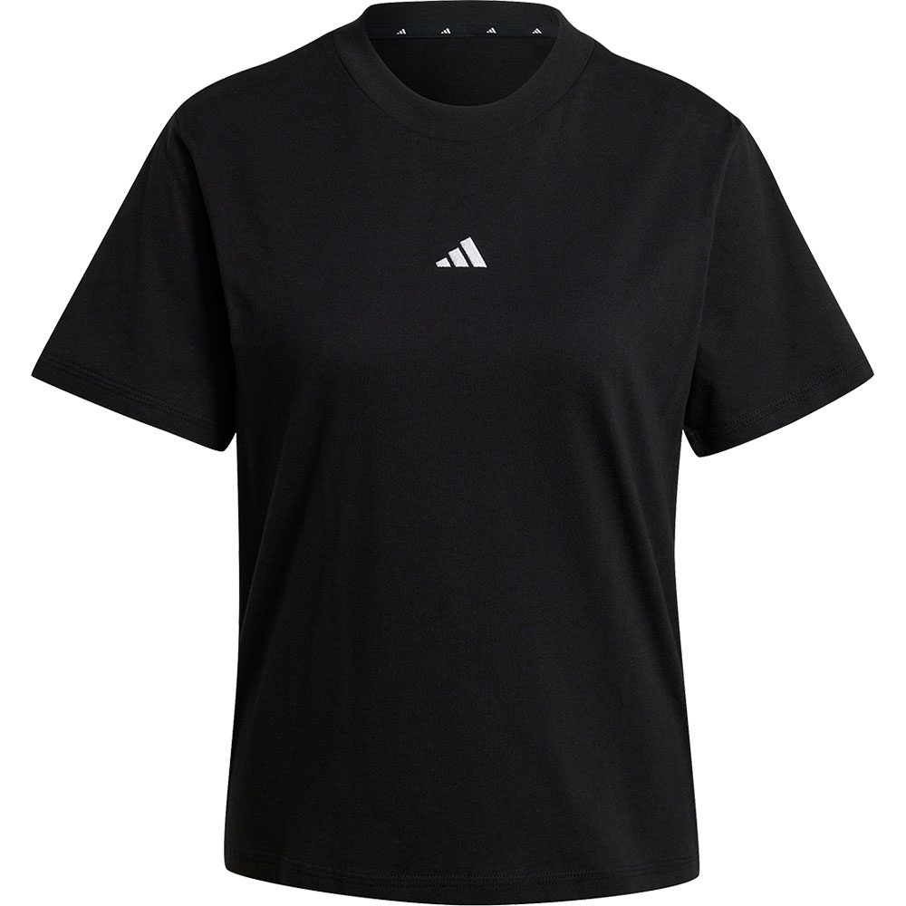 adidas Essentials Small Logo Cotton T-Shirt Damen black