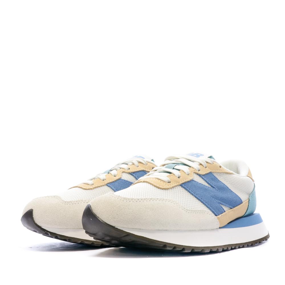 New Balance WS237 Baskets Beige/Bleu Femme New Balance