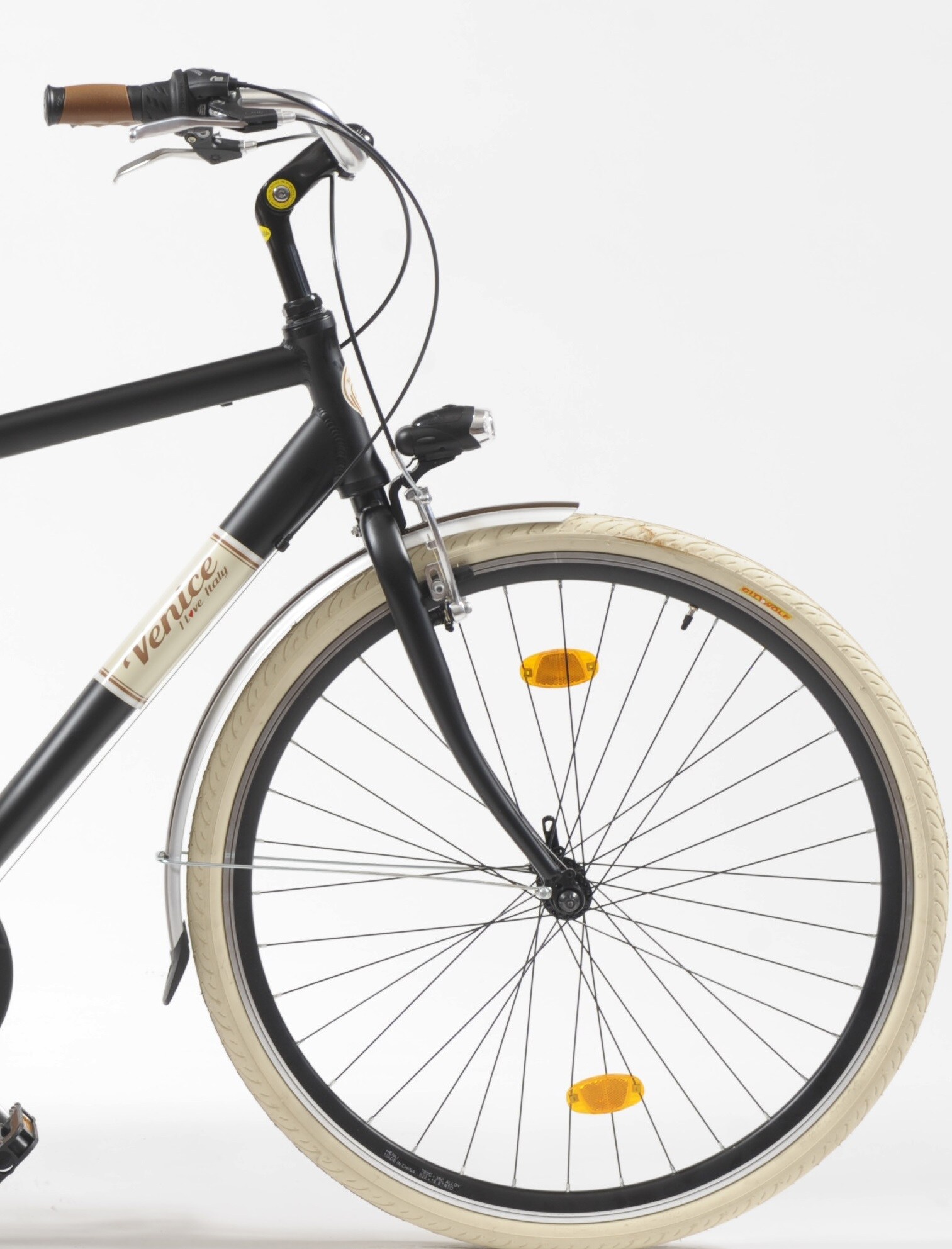 Via Veneto Cityfahrrad 28 Zoll 615 Man Schwarz