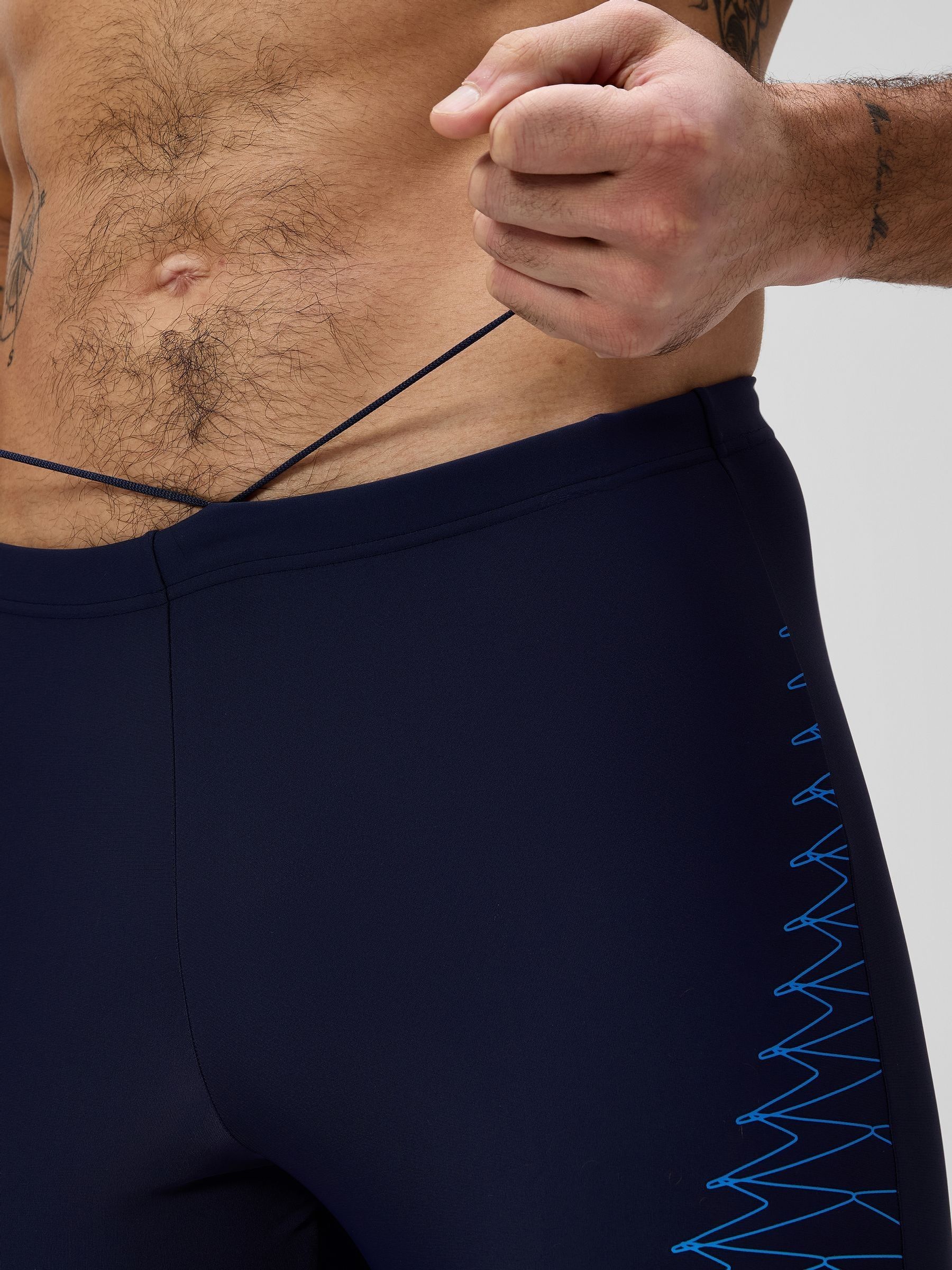 Blauw - Speedo Medley Jammer zwemshorts met logo voor heren