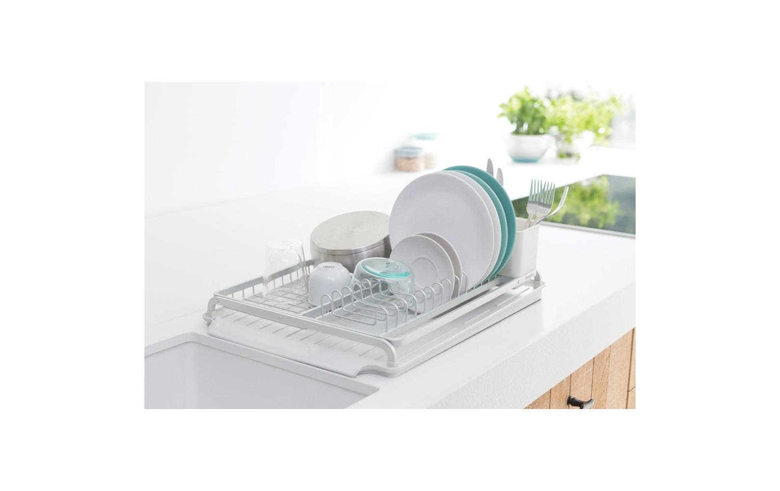 Abtropfgestell Sink Side HellgrauAbtropfgitter