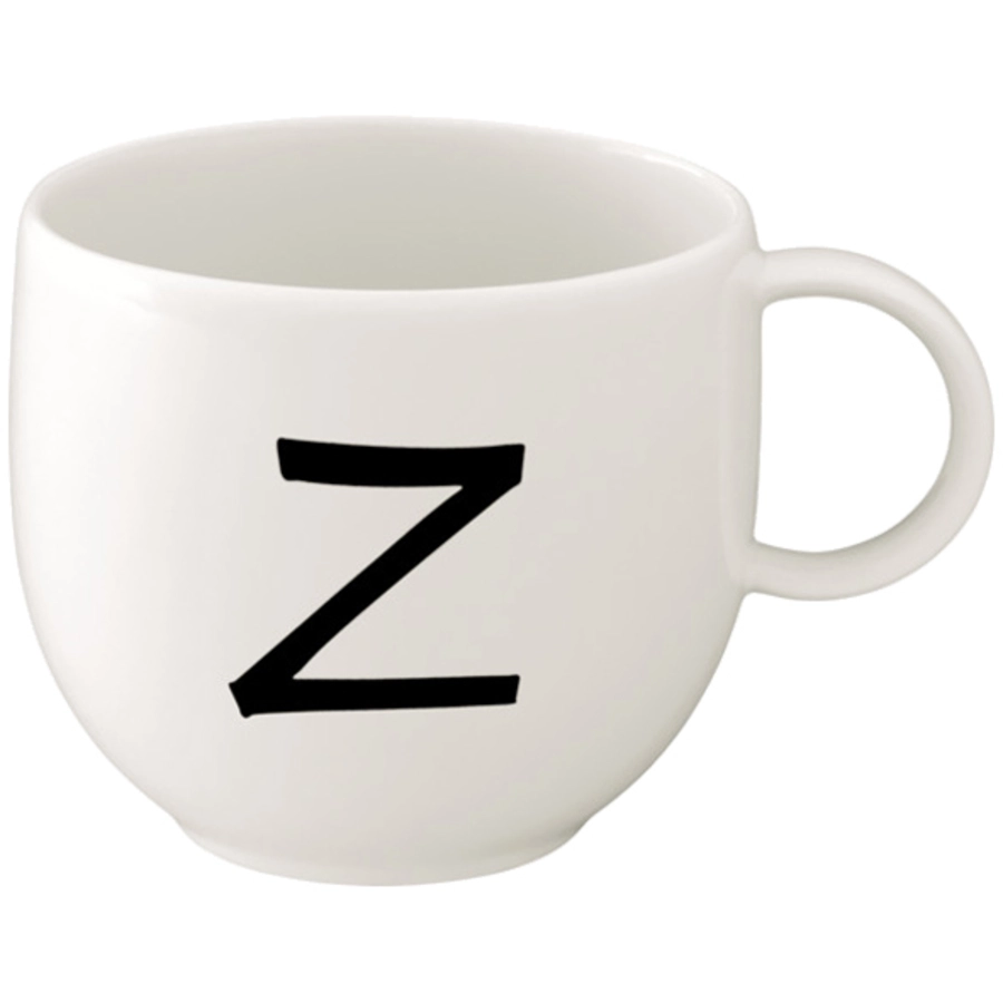 Villeroy & Boch Kaffeebecher Letters 330 ml weiß