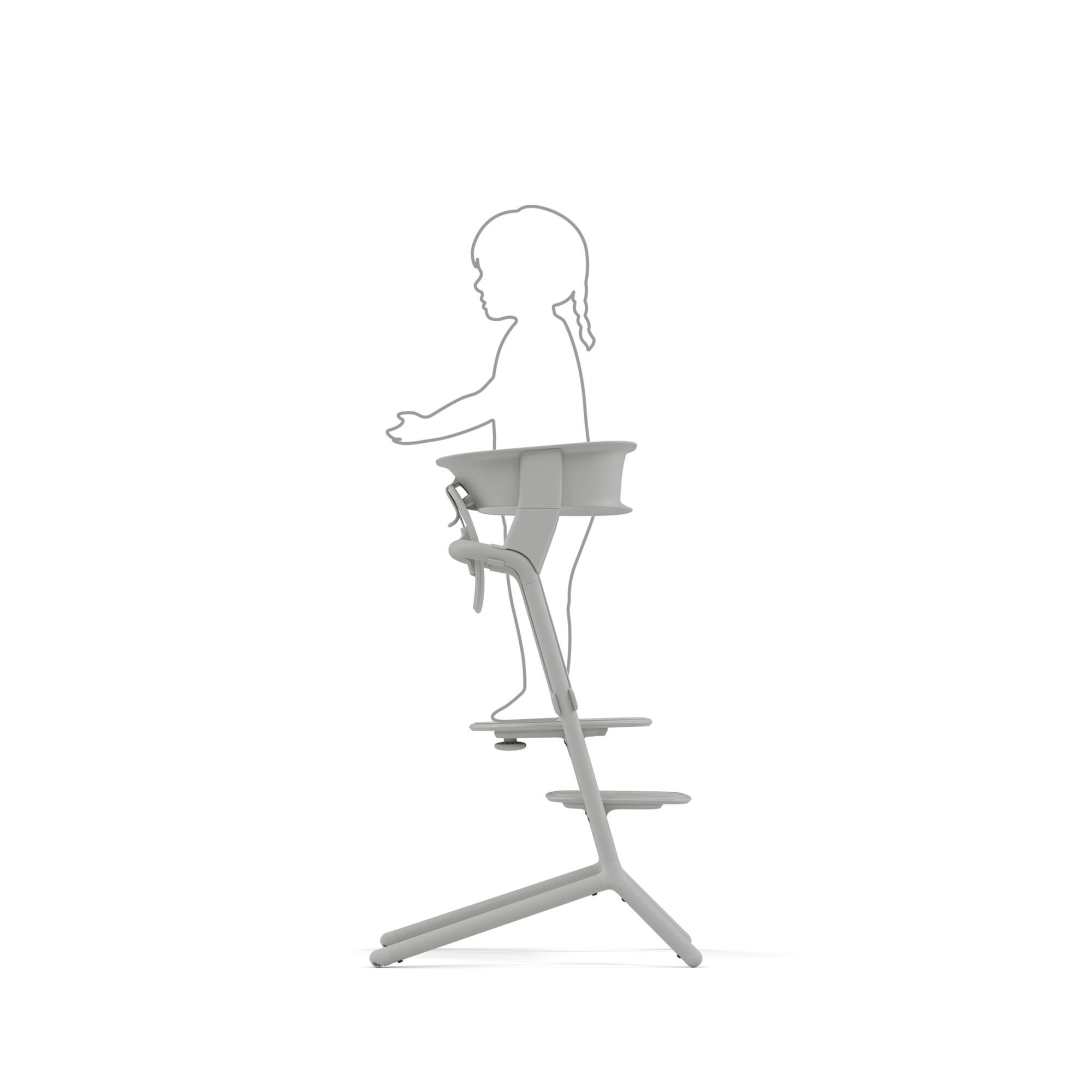 Lemo Learning Tower Set Suede Grey