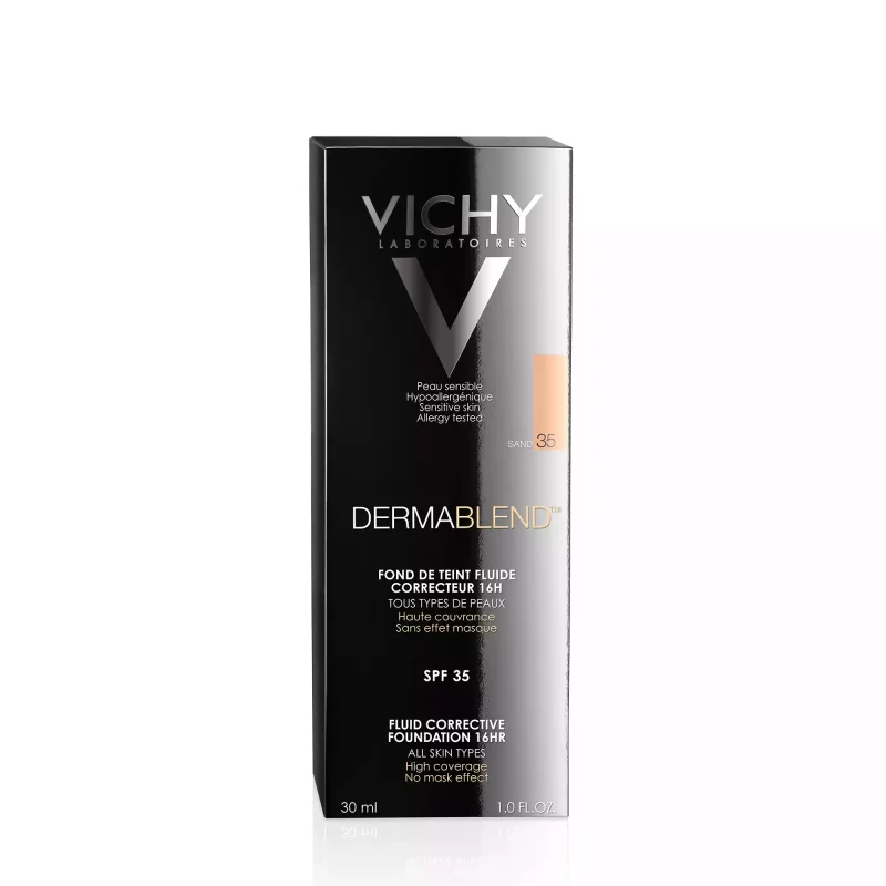 Dermablend Fond de teint fluide correcteur - Teinte 35 SABLE -  Tube 30ml