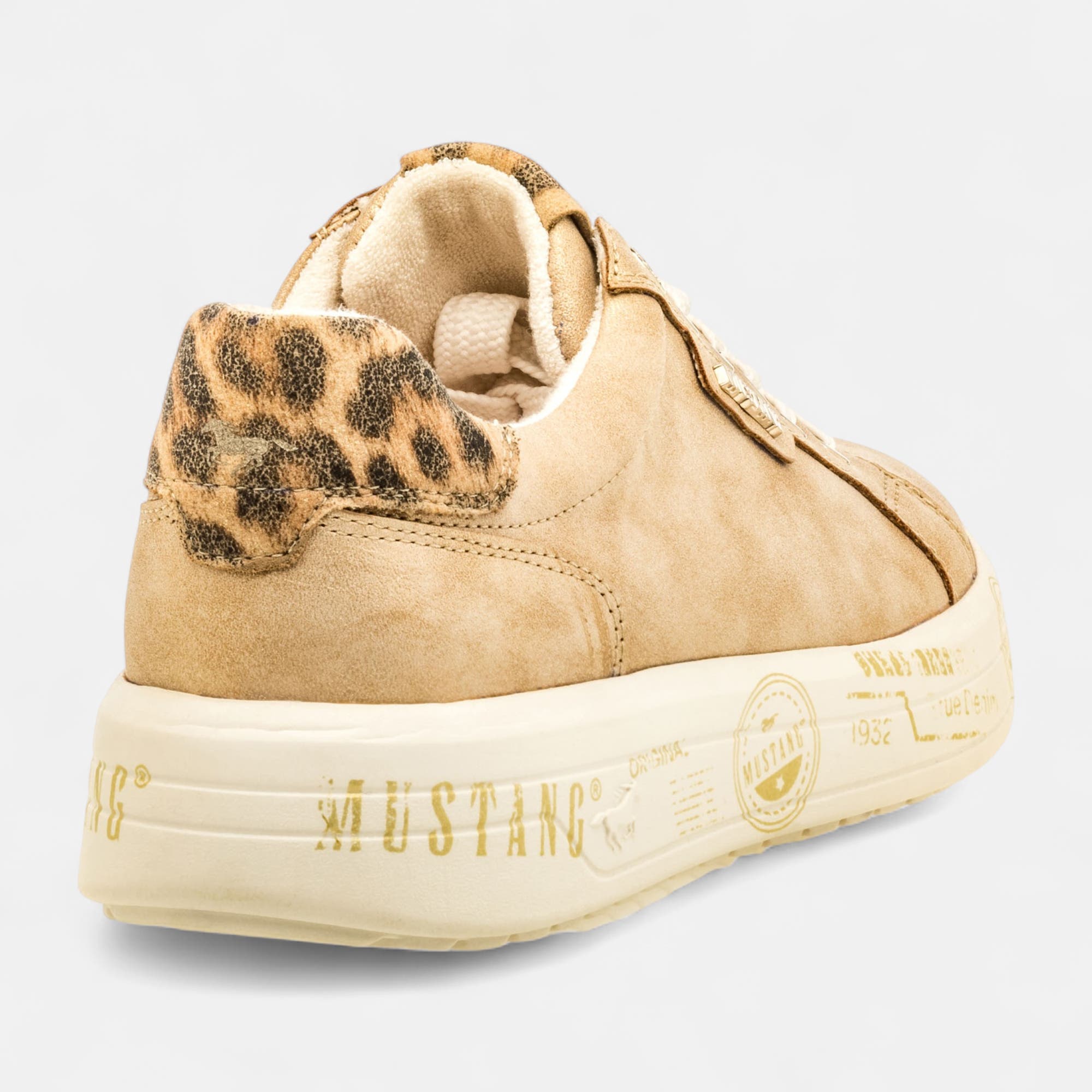 Baskets basses Femme or