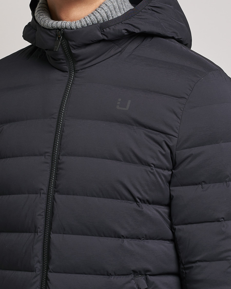 UBR Sonic Delta Hooded Jacket Black Storm