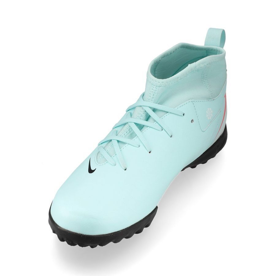 Nike Phantom Luna II Academy TF Mad Energy - Turquoise/Atomic Red/Rouge Enfant