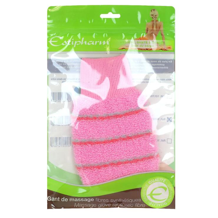 Gant de massage fibres synthétiques 