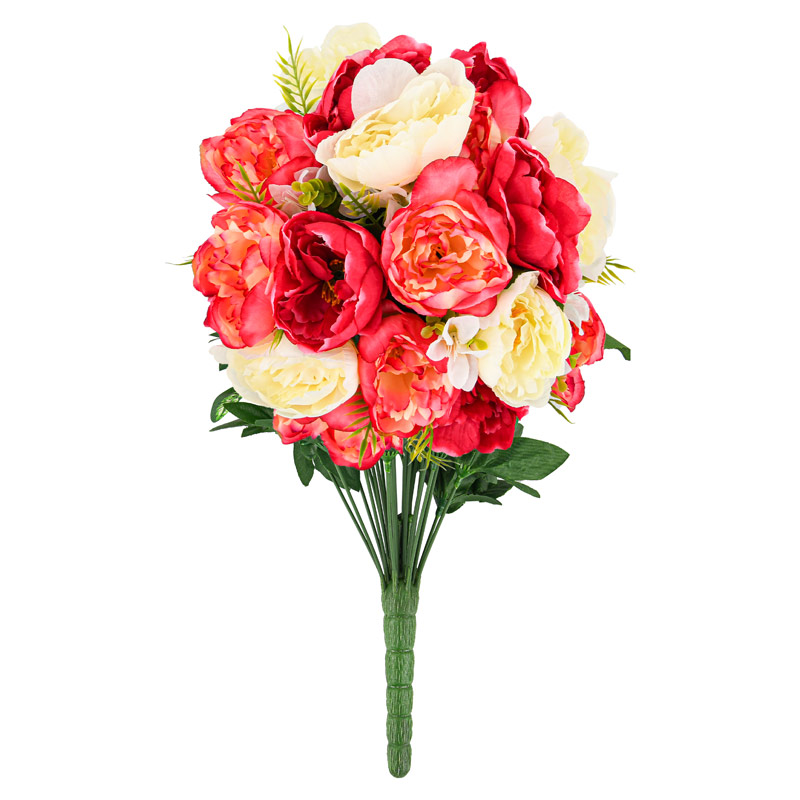 Bouquet géant pivoines et fleurettes
