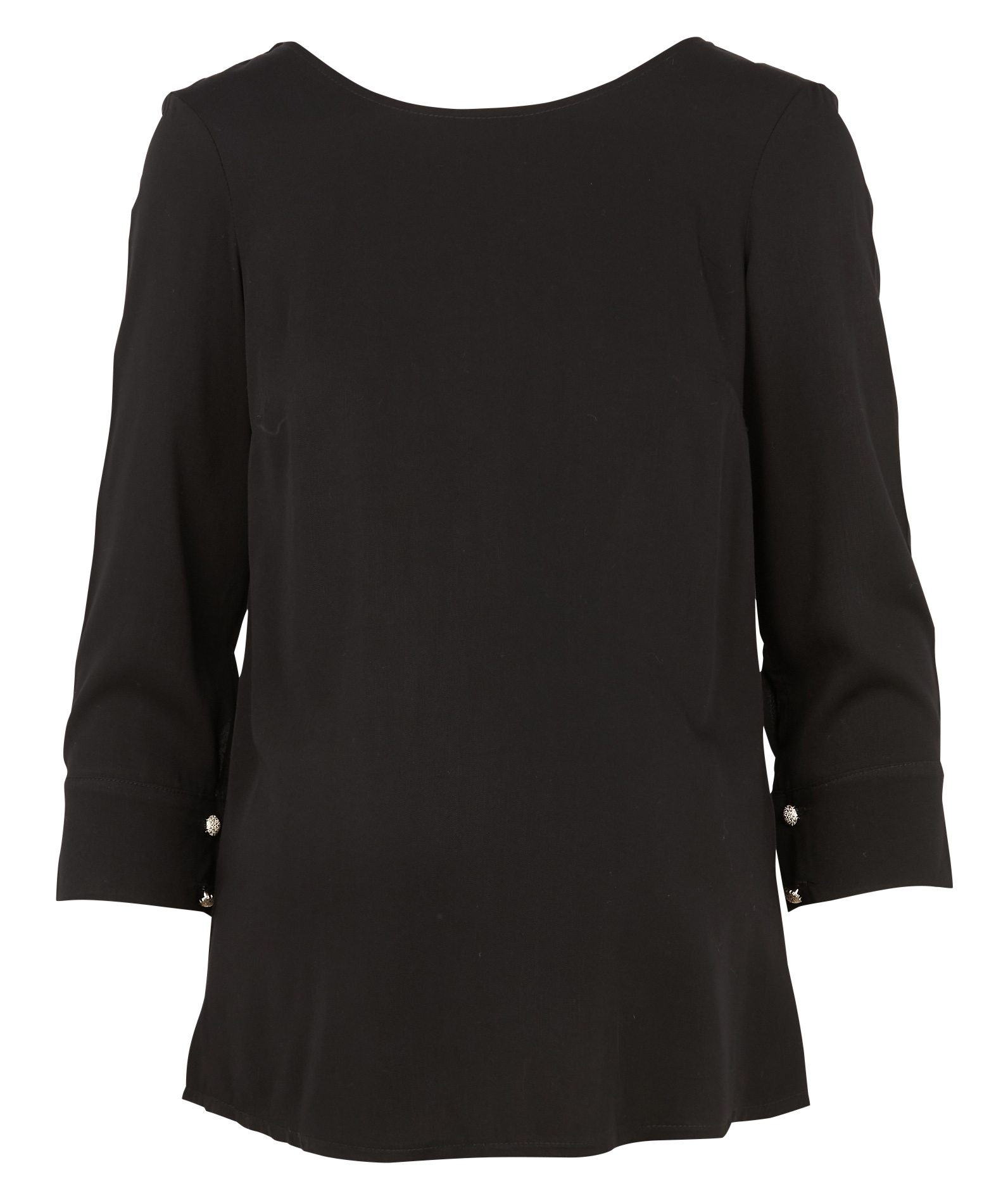 MARGAUX - Top col rond| Noir