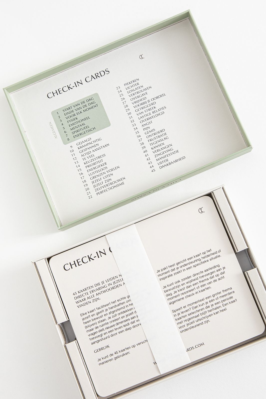 Check-in cards
