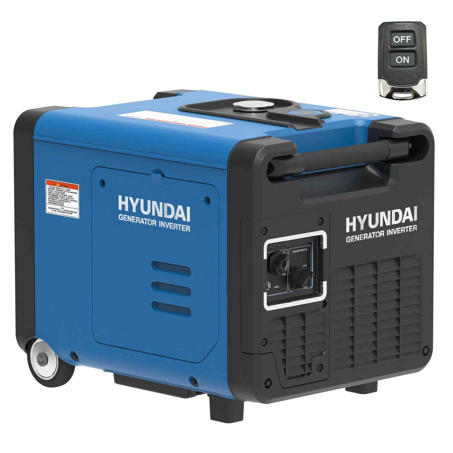 Hyundai 55014 Benzine generator / inverter aggregaat - 4-takt - 4000W