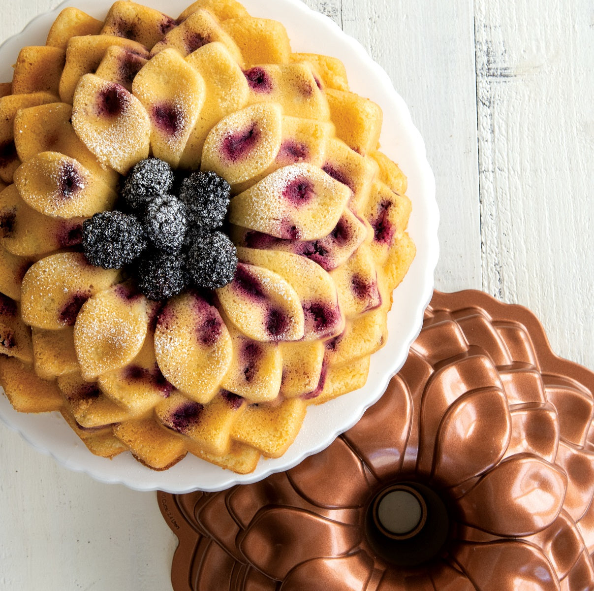 Tulband bakvorm Blossom - Nordic Ware