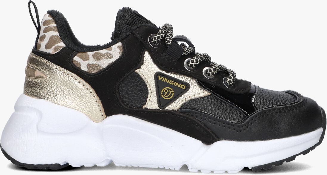 VINGINO zwarte vingino lage sneakers beau