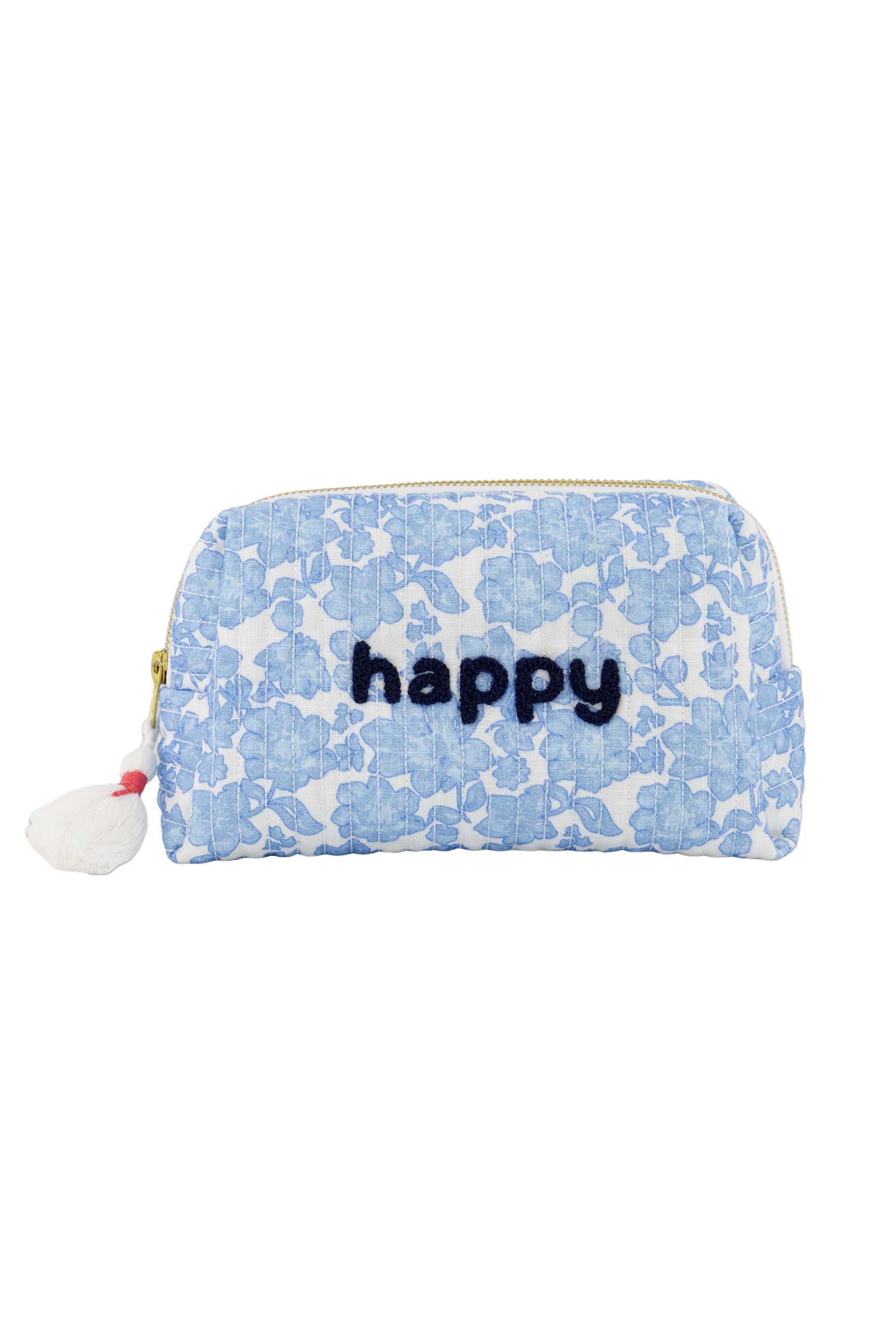 toilettas bloemen happy