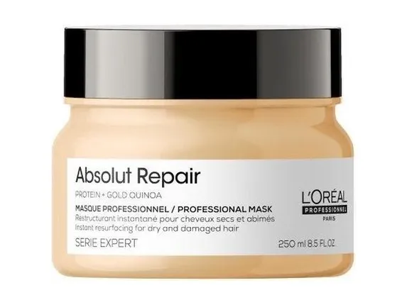 L`Oreal Professionnel Expert Series Absolute Repair Golden Hair Mask, tørt/skadet hår, 250 ml