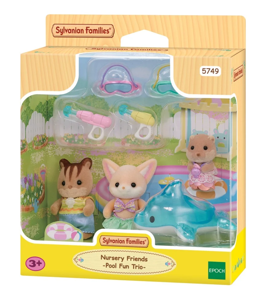 Sylvanian Families - Børnehavevenner - Badebassin Trio (5749)