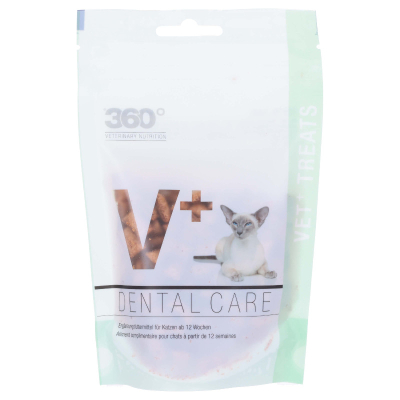 360° Veterinary Nutrition Cat Vet+ Treats Dental Care 65g