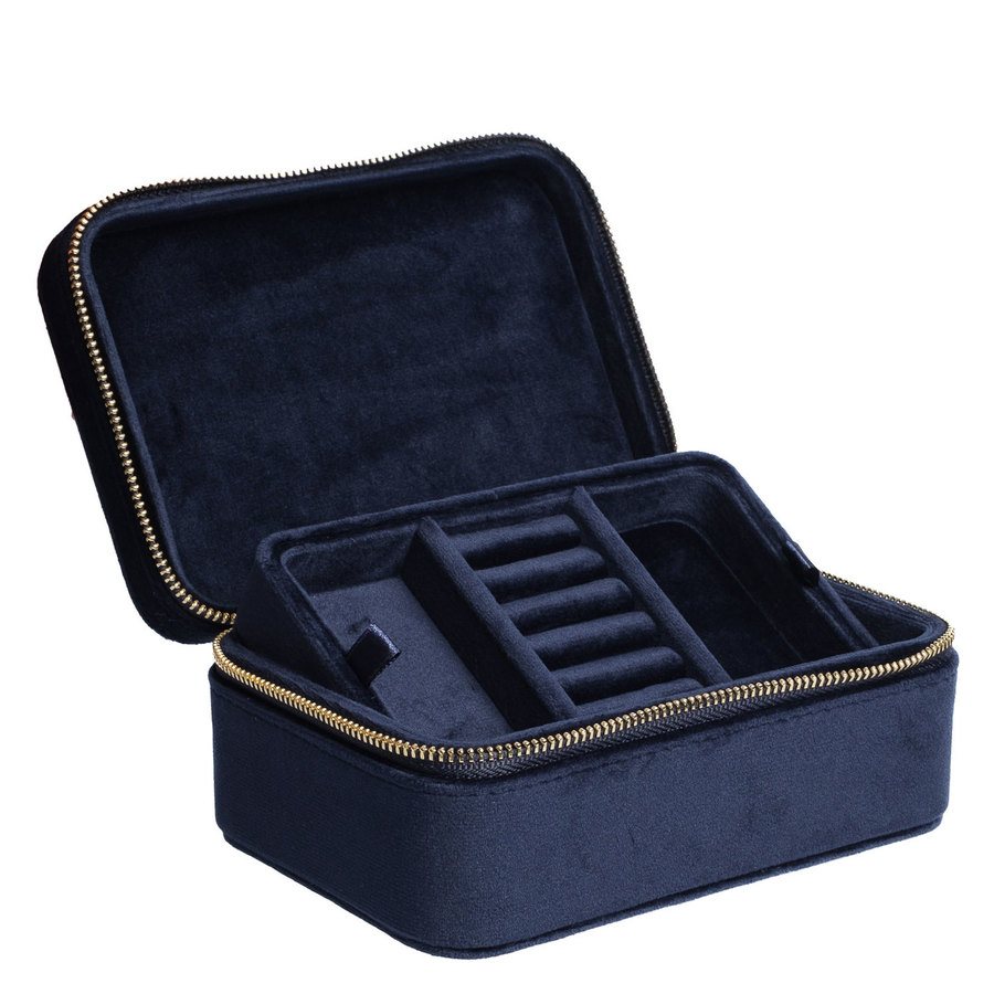 DARK Velvet Jewellery Box Navy Blue