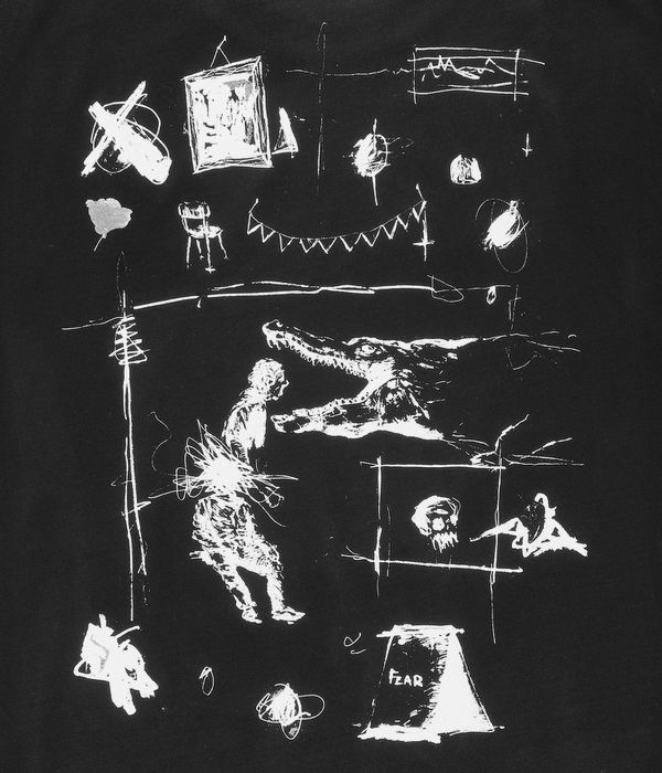 Poetic Collective Fear Sketch T-Shirt (black)