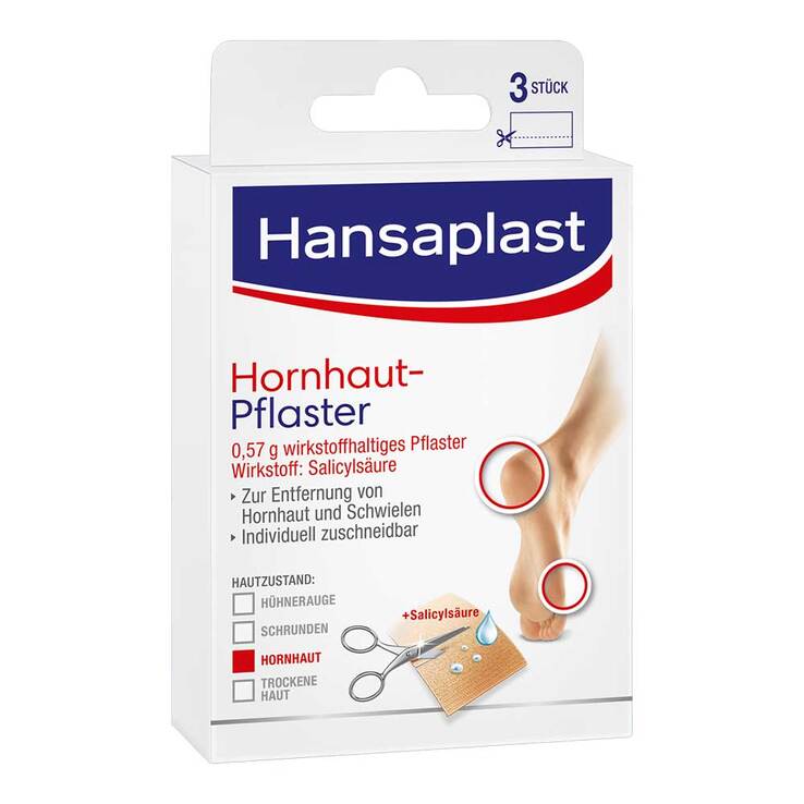 Hansaplast Hornhautpflaster, 3 St