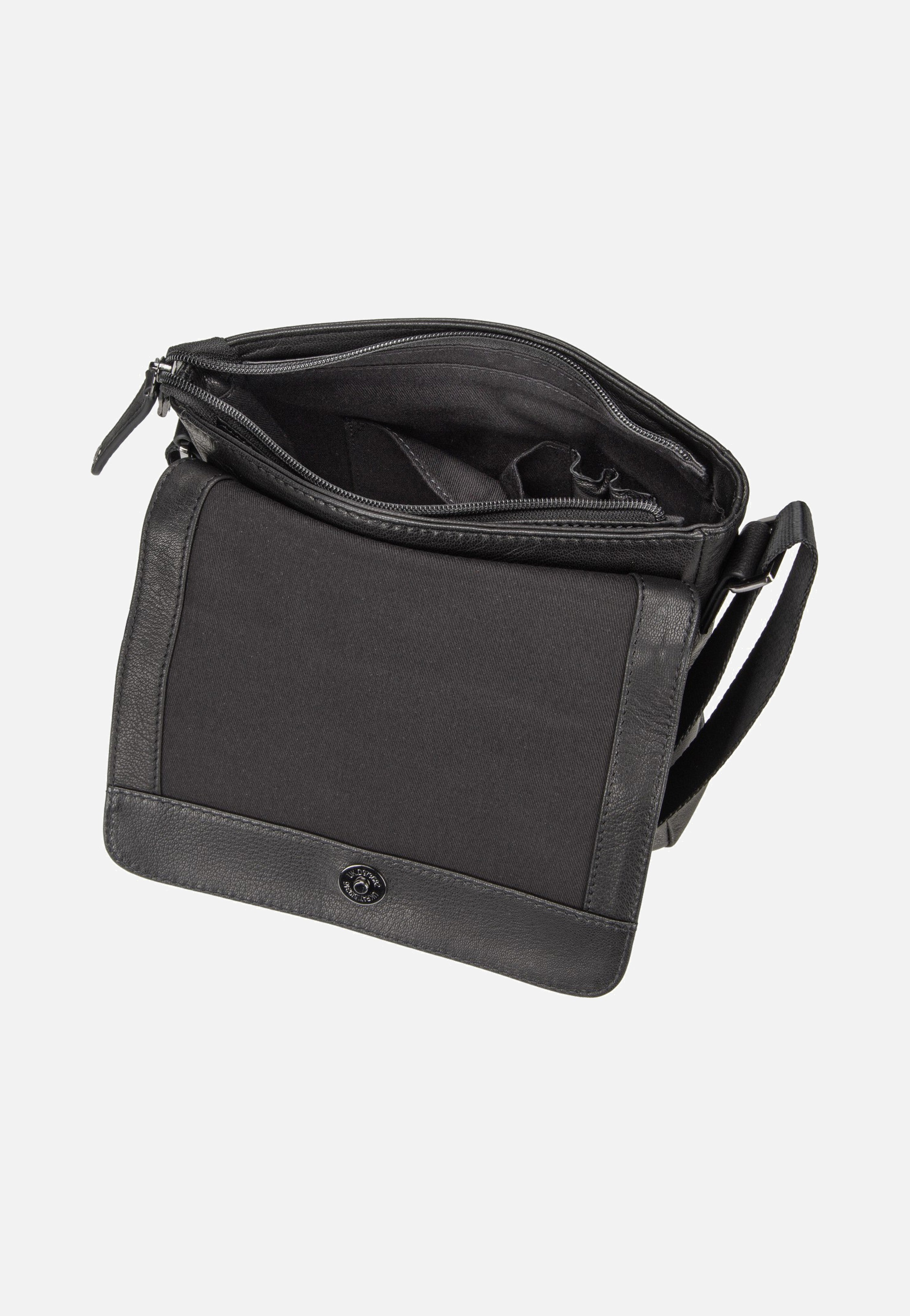Black Magic Shoulder Bag With Flap Black - Umhängetasche