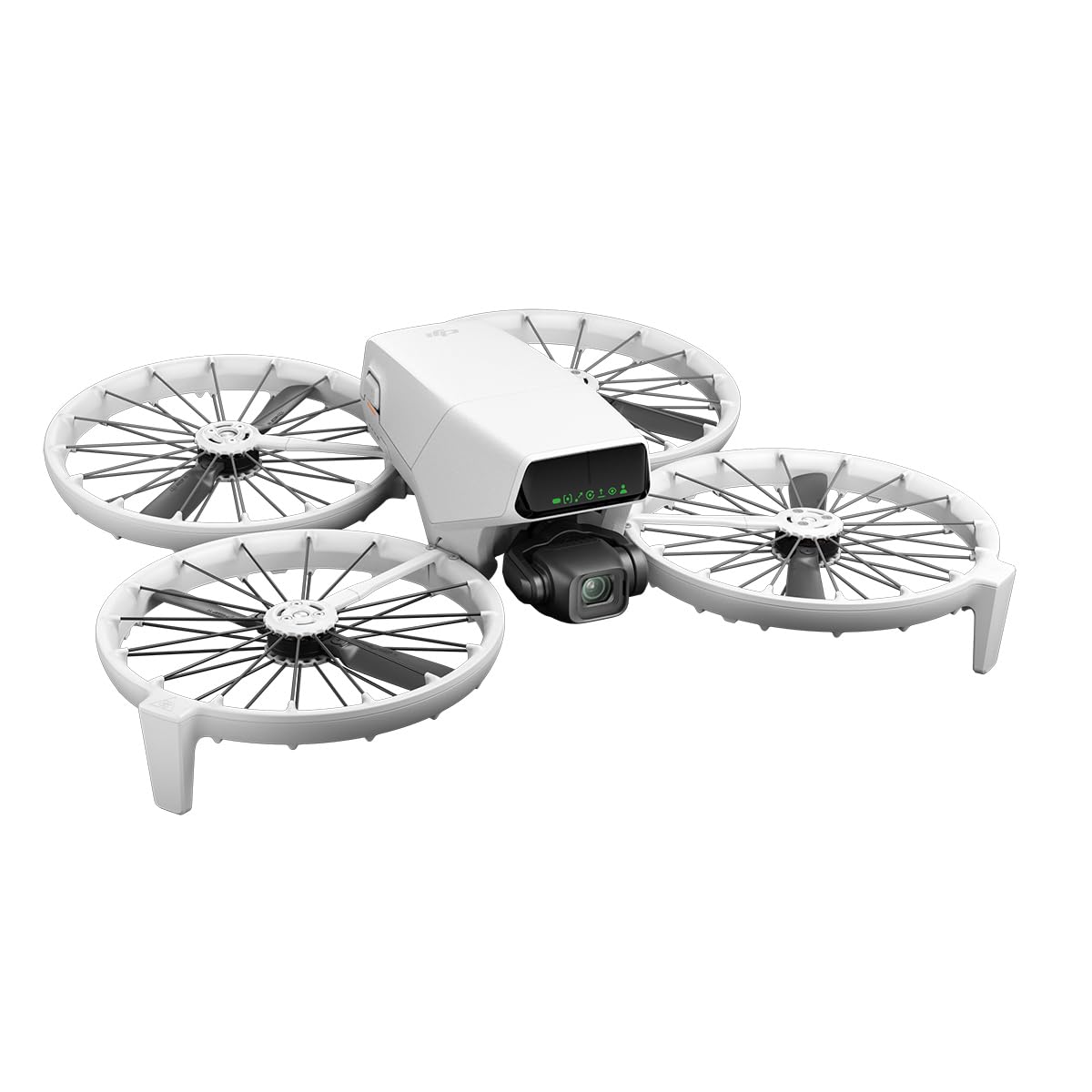 DJI Flip, Drone Caméra 4K UHD pour adultes, < 249 g, Stabilisation de la Nacelle à 3 axes, Transmission vidéo sur 13 km, Décollage palmaire, Retour au
