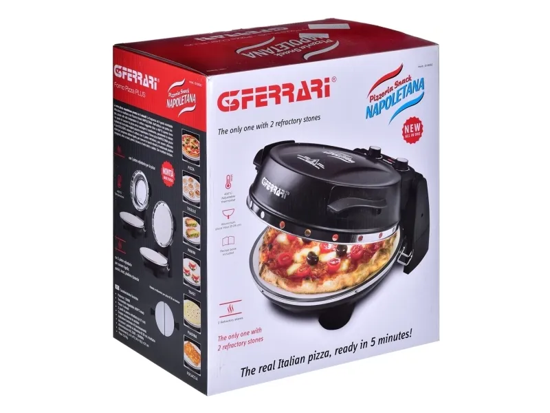 G3Ferrari pizzaovn G1003210 Plus evo sort 2 sten