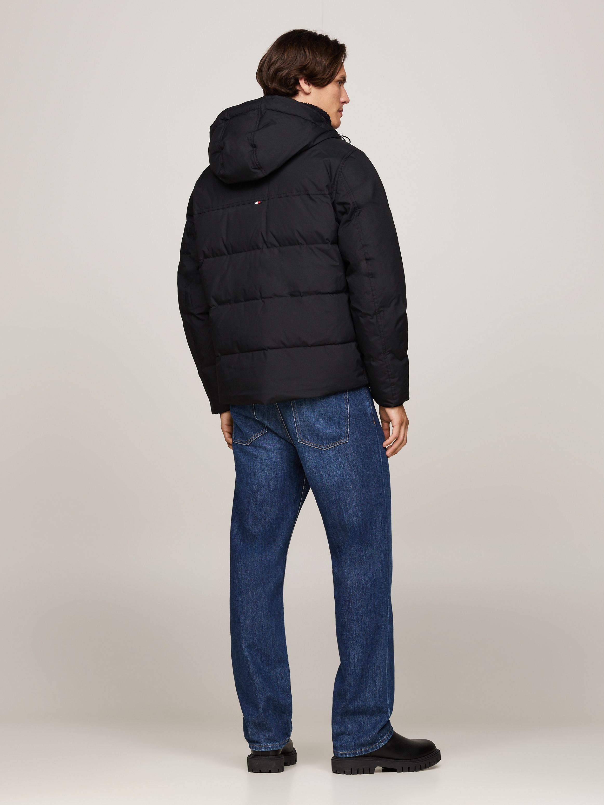 Tommy Hilfiger Parka »ROCKIE UTILITY HOODED JACKET« mit Kapuze Winterjacke, Outdoorjacke Abnehmbare Kapuze mit Kordelzug, 2-Wege-Reiss